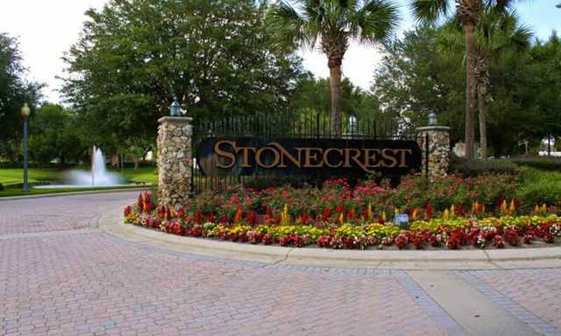 Stonecrest Entrance Sign, Florida 55+ Community