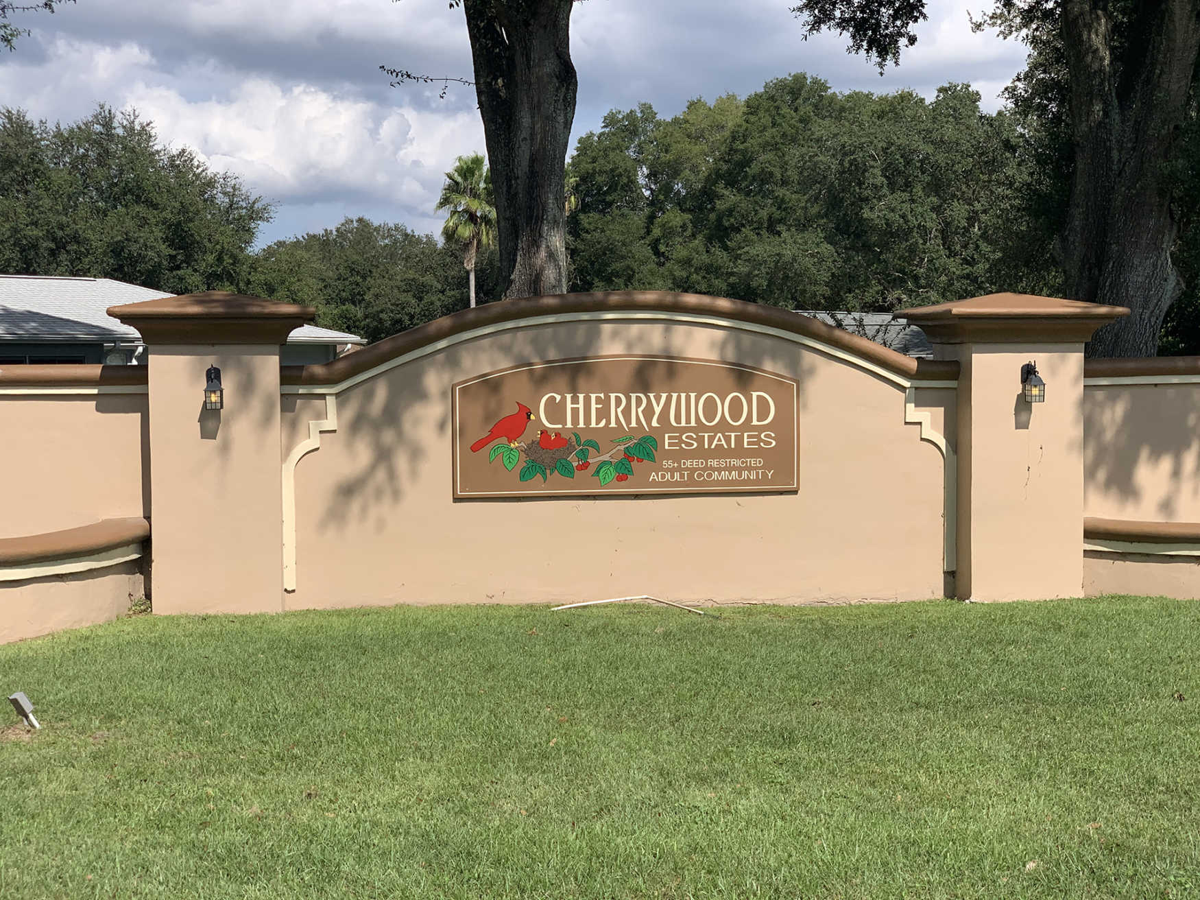 Cherrywood Estates community sign